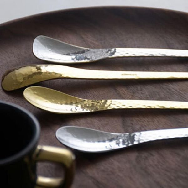 

spoons kids ice cream dessert spoon stainless steel coffee stirring scoop teaspoon cake fruit fork kitchen tableware hammer grain