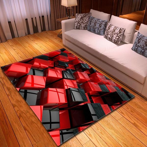 

carpets nordic flannel 3d printed for living room bedroom big carpet kids play tent modern hallway area rug floor home mats