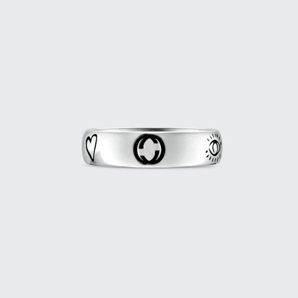 

cluster rings retro classic neutral sterling silver ring, Golden;silver