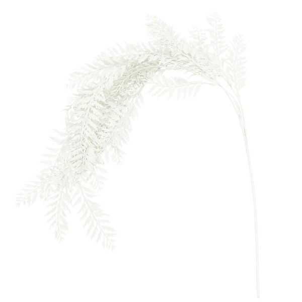 

decorative flowers & wreaths 1pc plastic crescent grass artificial branch wedding decoration flower manmade tree (white)