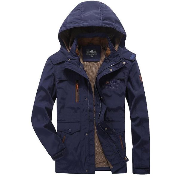 

men's jackets fashion clothing men autumn winter and coats hooded military army casual jacket windbreaker quick drying, Black;brown