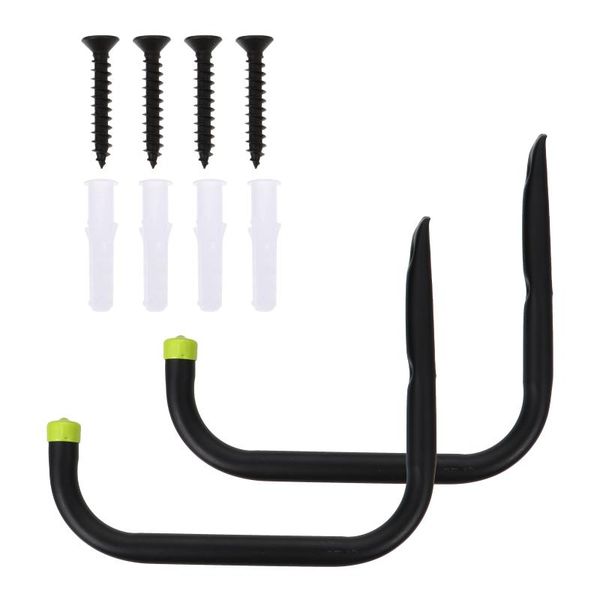 

hooks & rails 2pcs water pipe tool room hanging thicken iron