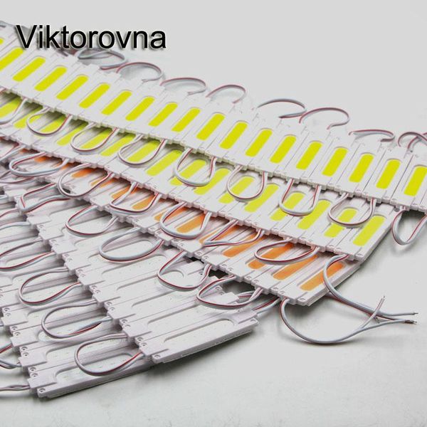 

viktorovna 100pcs cob led module lighting for sign dc 12v waterproof ip67 advertising store front window light lamp modules
