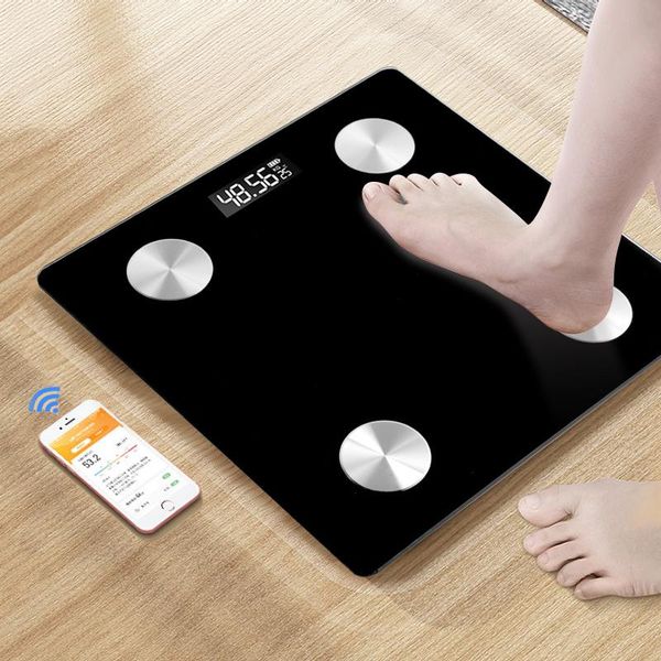 

smart scales floor body weighing scale bathroom bmi fat bluetooth app electronic composition analyzer