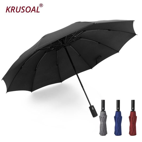 

umbrellas wind resistant folding automatic umbrella rain women auto luxury big windproof for men black coating 12k parasol