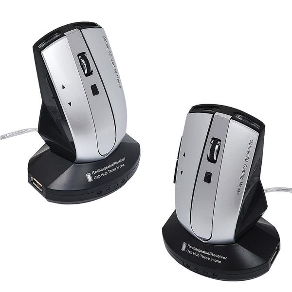 

mice ergonomic car shape universal silent usb rechargeable abs computer accessories with 6 buttons office game fashion wireless mouse