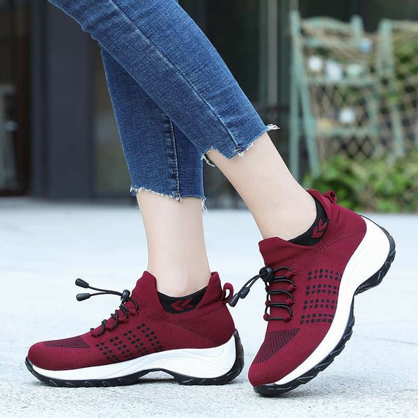 

sports woman casual sneakers 2021 sport shoes for women women's running wedge sneakers women sports athletic brands street