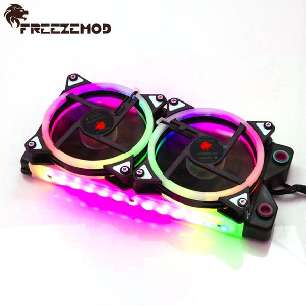 

copper rgb 240mm lighting radiator thickness 28mm water cooler heat sink cooling 5v aura sync a-rgb fans & coolings
