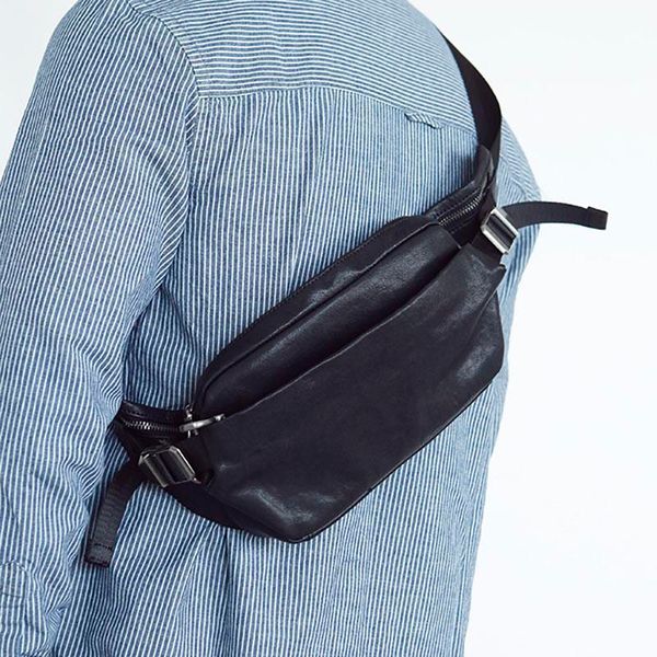 

hbp aetoo chest bag, leather waistband, simple men's bag