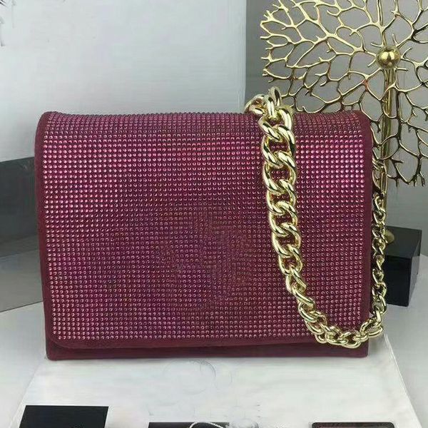 

ladies crossbody women flap shoulder purse chain bag nubuck leather handbag nine colors