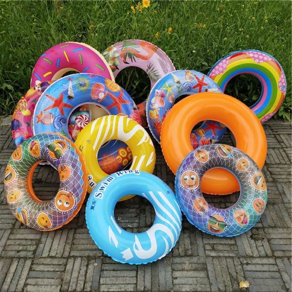 

children's swimming inflatable neck ring baby special equipment double balloon crystal, Blue