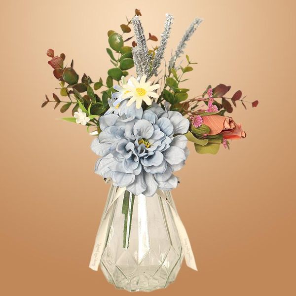 

decorative flowers & wreaths 1pc peony hand tie artificial flower wedding party el home decoration fake bridesmaid