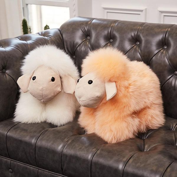 

cushion/decorative pillow australian wool prone plush animal cushion sofa hand office