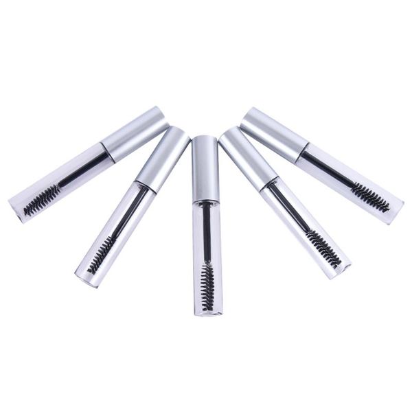 

storage bottles & jars 10ml empty mascara tube eyelash cream vial bottle container black cap plastic cosmetic makeup