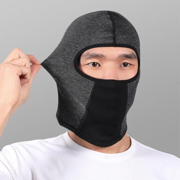

cycling caps & masks cool summer ice silk headgear breathable with glasses hole helmet liner outdoor sport headwear mtb bike equipment suppl, Black