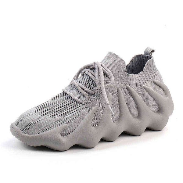 

black sock shoes 2021 summer breathable thin leisure sports net red couple ocs women's