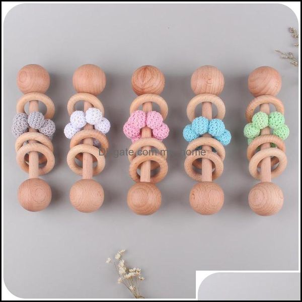 

soothers & teethers health care baby, kids maternity ins baby toys teething natural wooden ring teether infant fingers exercise toy soother