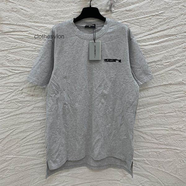 

2022 designer t-shirts hoodies balencaigas summer paris b house letters embroidery wash men's women's short sleeve t-shirt qywt, White;black