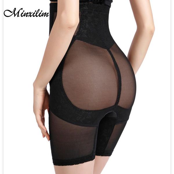 

women bulifter high waisted body shaper panties tummy belly control slimming shapewear zipper girdle underwear waist trainer women's sh, Black;white