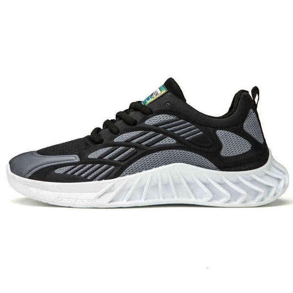 

2021 autumn and winter men's trend sports shoes leisure comfortable mesh, Black