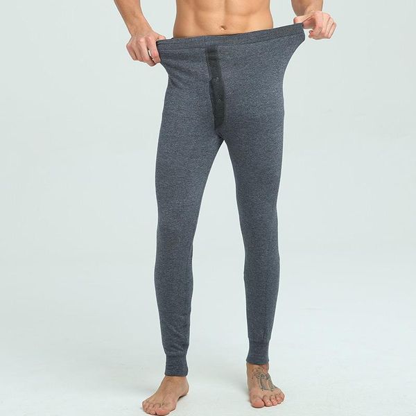 

men's pants men 100% wool knitting leggings 2021 winter thick long knit pant for man 3colors male trousers with lining, Black