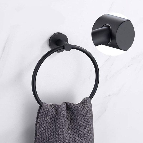 

bath accessory set simple wall mount various styles bathroom sus304 washcloth hanger ring racks hand towel holder