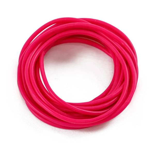 

braid line 3m/6m pink hollow pole elastic inner outer diameter 0.7-2.4mm fishing lines retention rope latex tube tackles