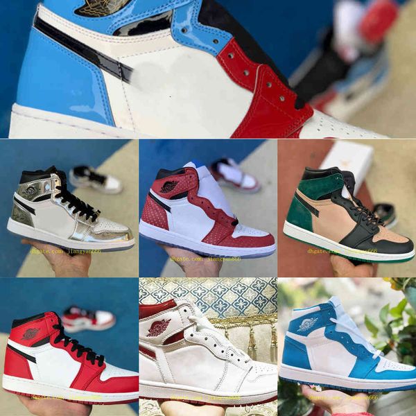 

1 og travis scotts x turbo green origin fearless satin backboard red royal chunky dunky backboard black toe 1s unc sports shoes thy0c7v1