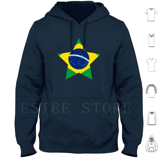 

men's hoodies & sweatshirts brazil star flag face mask hoodie long sleeve protective quarantine respiratory safety breathing colourful, Black