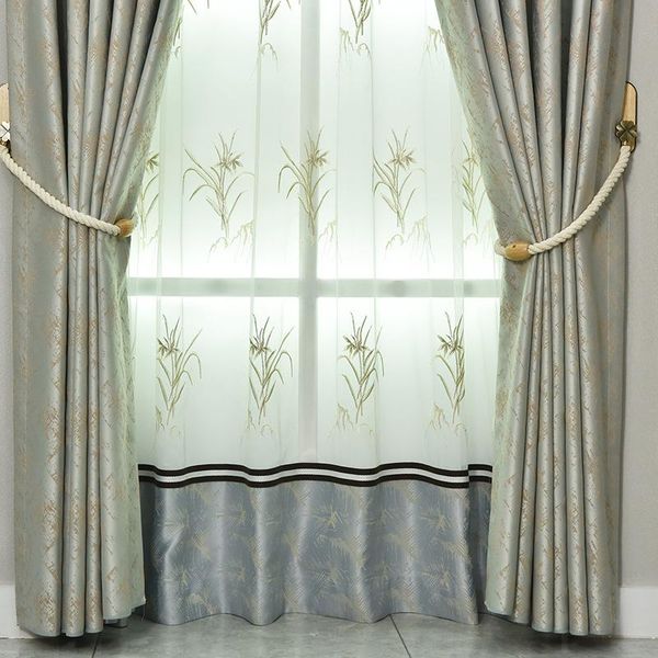 

curtain & drapes high-precision jacquard chinese living room and bedroom shade branson valley.