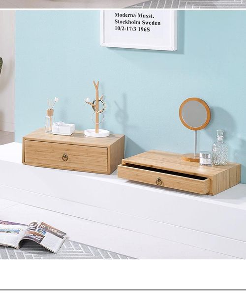 

storage drawers bamboo desk single drawer organizer