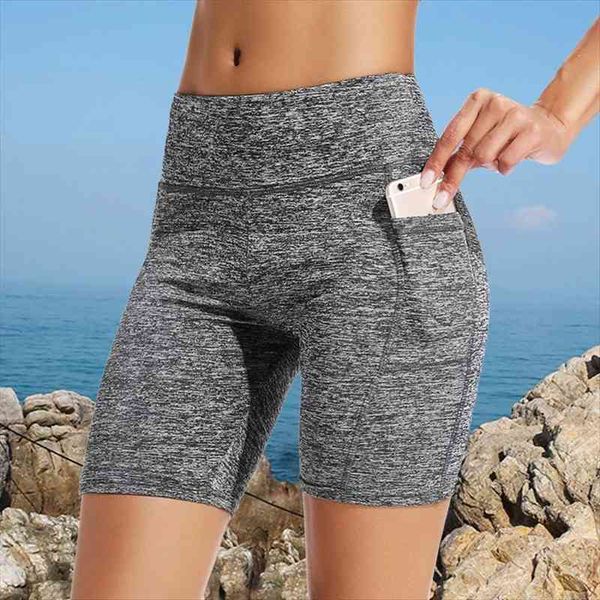 

summer high waist fashion women short push up workout leggings feminino solid color skinny drop, White;black