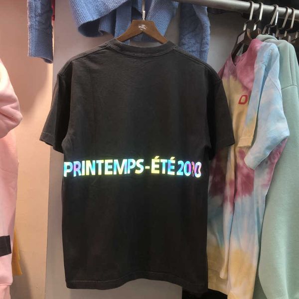 

men's t-shirts ss reflective t-shirt women vintage arnodefrance tee letter print men clothing e6op, White;black