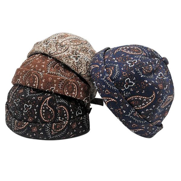 

beanies csbl women's female melon caps cap for women docker retro rolled cuff sailor hat hip hop fashion streetwear