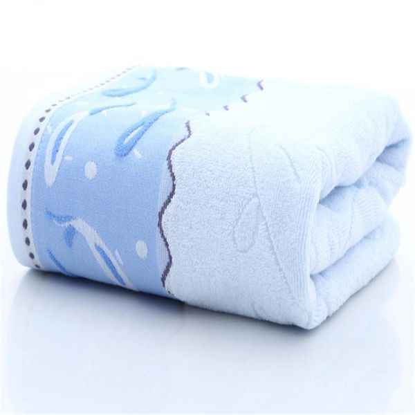 

towel jacquard fish bath plain yarn