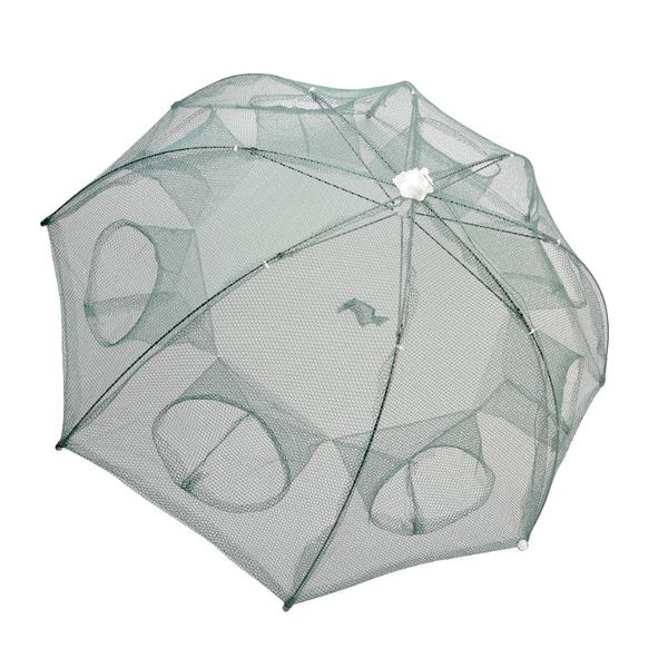 

easy apply accessories portable outdoor folded camping pet supplies 4 6 8 hole hexagon aquatic automatic fishing net