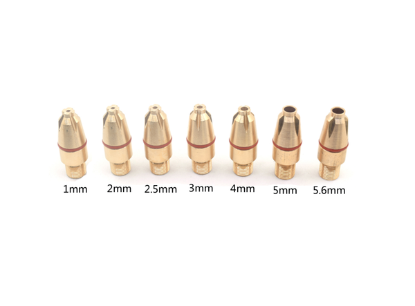 

pneumatic tools air spray gun gel coat resin hand-held nozzles es-100 brass for & -200 gelcoat guns more sizes