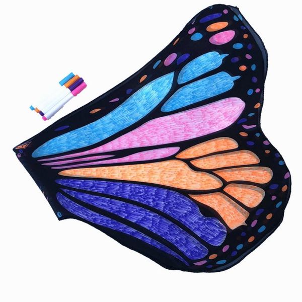 

ly butterfly pashmina shawl kids boys girls costume accessory cat costumes