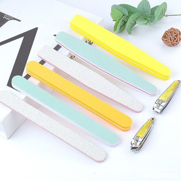 

manicure and enhancement tool double side nail file sanding polishing sponge rubbing strip