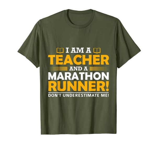 

funny teacher and a marathon runner t-shirt, basic shirt,tee, Mainly pictures