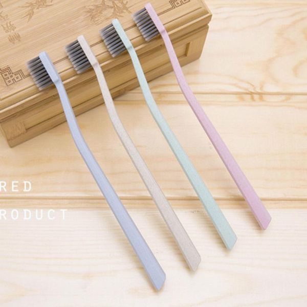 

toothbrush 1pcs dental care tooth brush super soft natural bamboo charcoal portable family travel toothbrushes kit