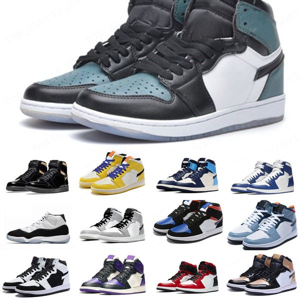 

nniversary men women basketball shoes 1s black metallic gold mid chicago royal toe unc men women outdoor sports sneakers trainers 41z1o2