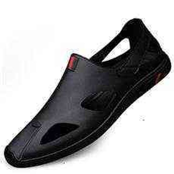 

tangzuo 2108 leather sandals, , 37-45,, Black