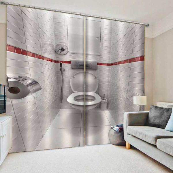 

curtain & drapes customized size luxury toilet bedroom living room windproof thickening blackout fabric