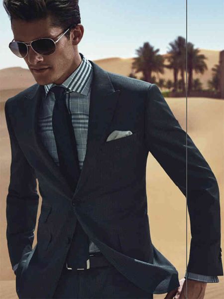 

men's suits & blazers dark blue gingham men business custom made, bespoke subtle checker tuxedo, White;black