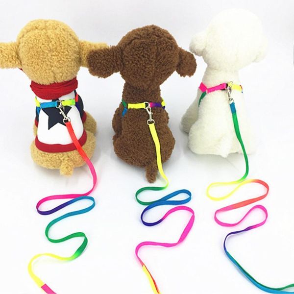 

pet supplies manufacturers special offer direct sales rope golden retriever traction dog chest colorful b tra h2e4 collars & leashes
