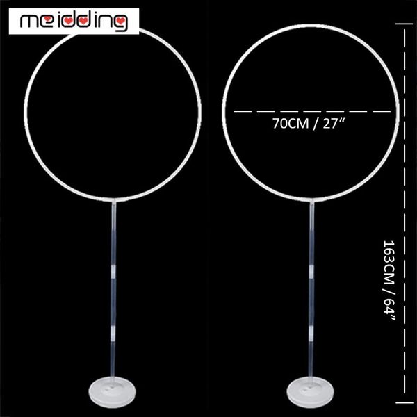

party decoration 2set plastic stand wedding decorations & birthday deco for balloon wreath supplies circle round baby shower arches