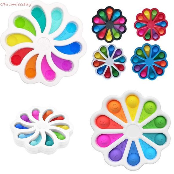 

flower bubble fidget toy small fidget toys stress relief for kids adults early educational tools