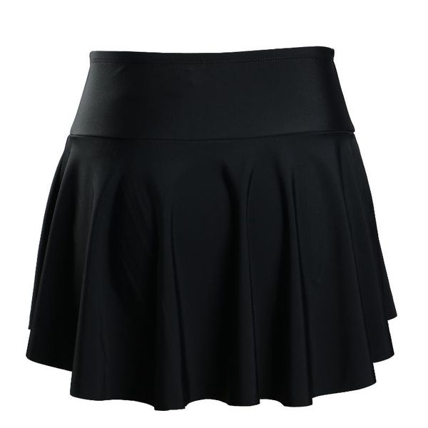 

women fashion korean style beach swimming pleated skirts 2021 stylish high waist younger gilrs trunks two-piece suits