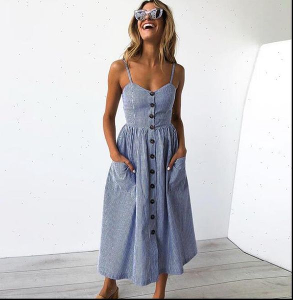 

summer off shoulder strap bohemian women dress sundress sleeveless pocket red white vintage beach vestido, Black;gray